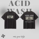 Premium Acid Wash Oversized T-Shirt – 230 GSM | Vynor