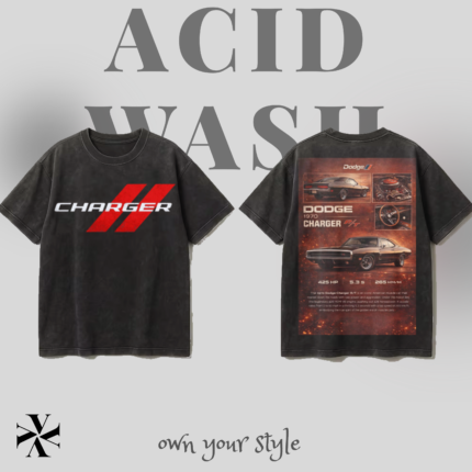 Premium Acid Wash Oversized T-Shirt – 230 GSM | Vynor