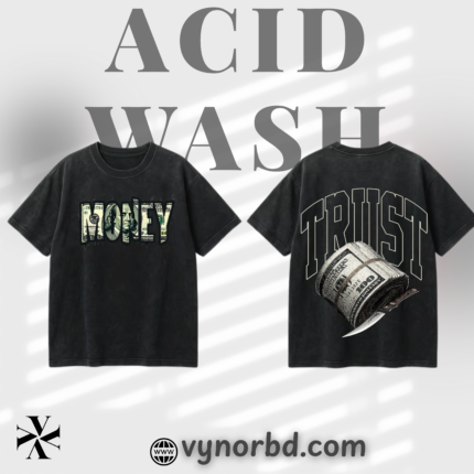 Premium Acid Wash Oversized T-Shirt – 230 GSM | Vynor