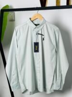 Premium Light Ash Casual Shirt for Men – Full Sleeve Formal & Casual Wear - Image 2