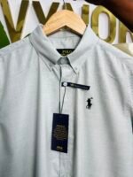 Premium Light Ash Casual Shirt for Men – Full Sleeve Formal & Casual Wear - Image 3