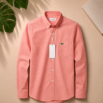Premium Coral Pink Full Sleeve Oxford Shirt for Men