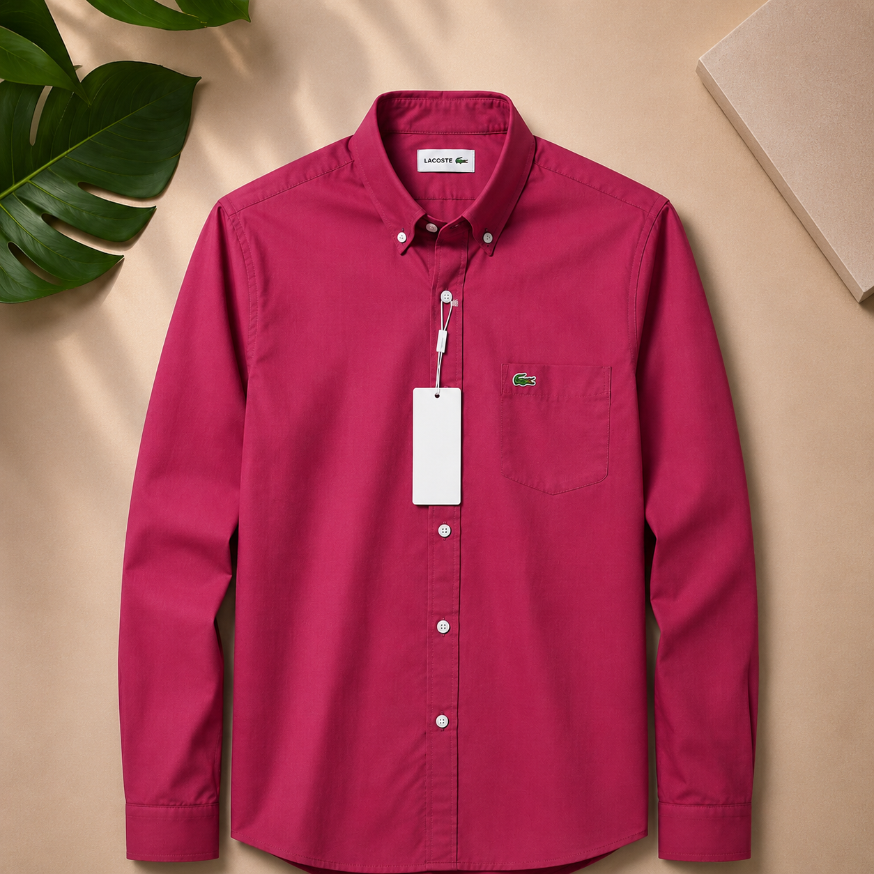 ChatGPT Image Aug 7, 2026, 05_27_08 PM Premium Maroon Full Sleeve Oxford Shirt for Men - Image 1