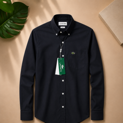 Premium Black Full Sleeve Oxford Shirt for Men