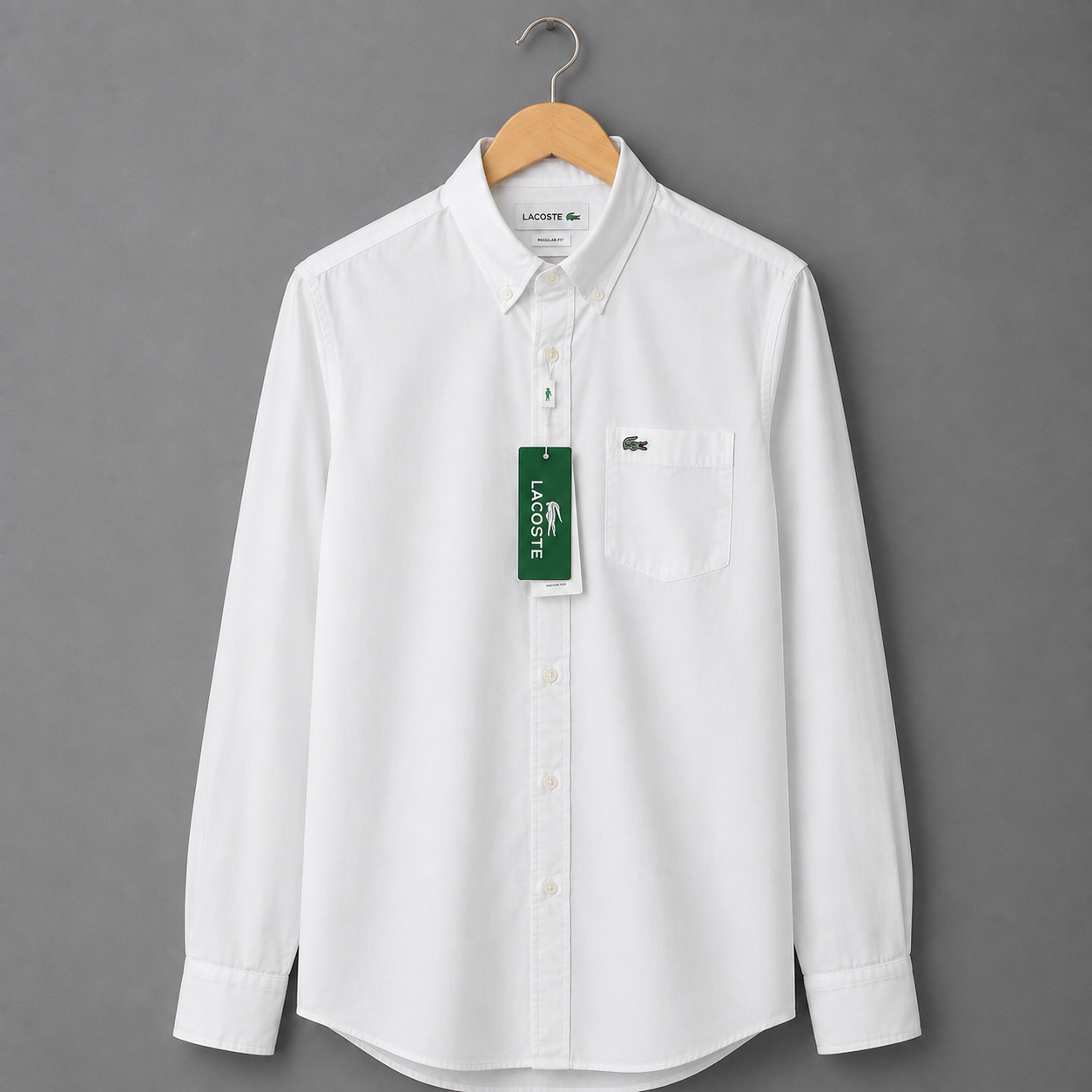 ChatGPT Image Aug 7, 2026, 05_37_08 PM Premium White Full Sleeve Oxford Shirt for Men - Image 1