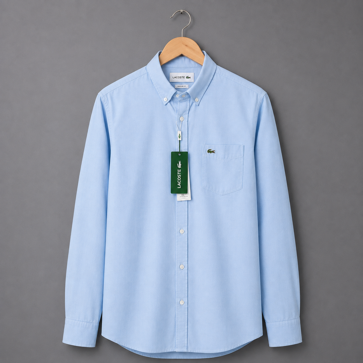 ChatGPT Image Aug 7, 2026, 05_41_16 PM Premium Sky Blue Full Sleeve Oxford Shirt for Men - Image 1